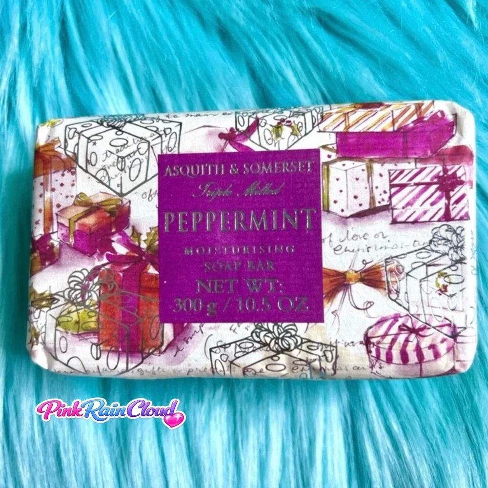Asquith & Somerset Peppermint 10.5 oz Triple Milled Moisturizing Bar Soap
